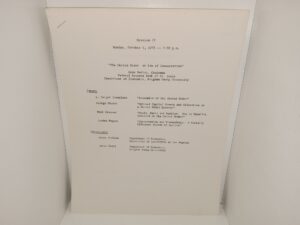 Session IV: Monday, October 6, 1975 — 3:00 p.m.: “The United Order or Law of Consecration” ~ by Dean Dutton, Chairman, Federal Reserve Bank of St. Louis, Department of Economics, Brigham Young University (1975)