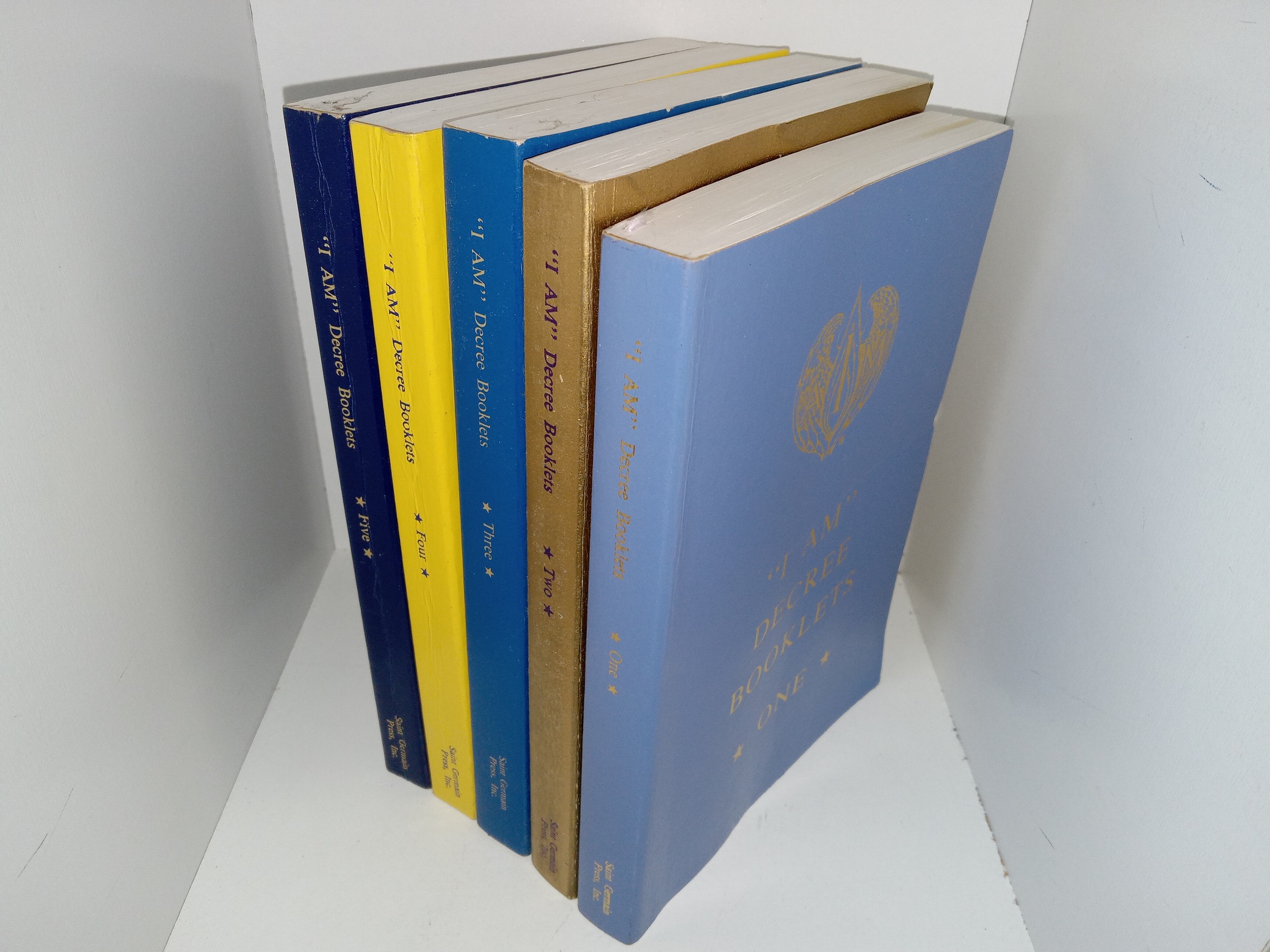 “I Am” Decree Booklets 5 Vol. Set (1987-1988) ~ Unknown Authors