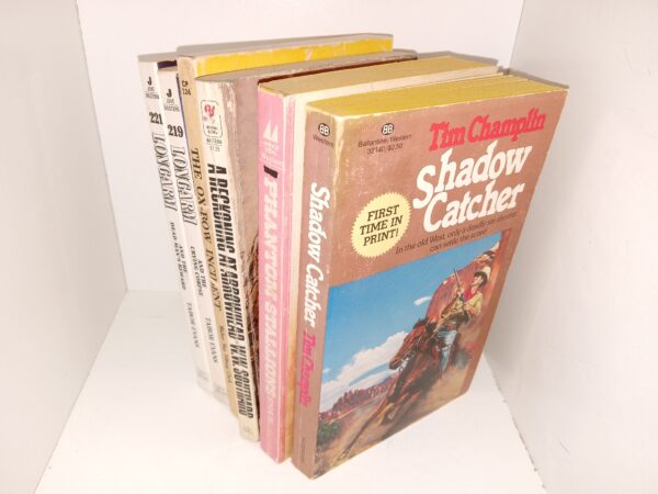 6 Western Novels: 221: Longarm and the Dead Man’s Reward / 219: Longarm and the Crying Corpse / The Ox-Bow Incident / A Reckoning at Arrowhead / Phantom Stallions / Shadow Catcher (See Details)