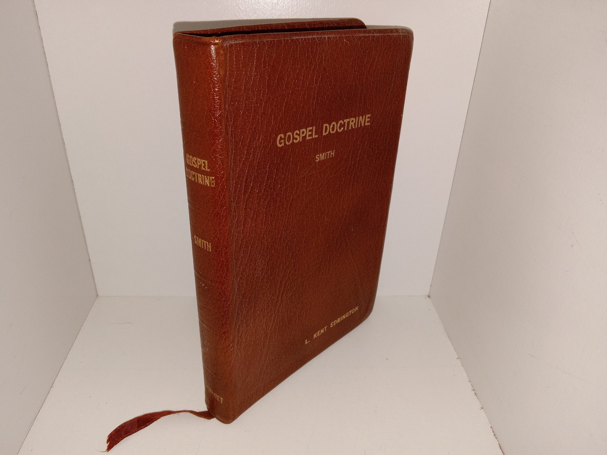 Gospel Doctrine: Selections from the Sermons and Writings of Joseph F. Smith (Leather) (1970) ~ Copyright by Heber J. Grant