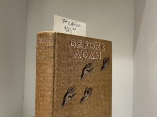 1907 – Before Adam (First Edition), Jack London, Hardcover