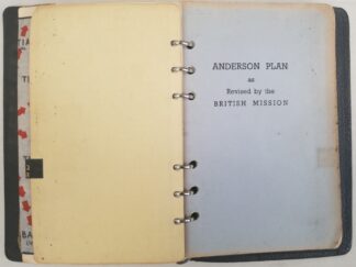 1951 -- Anderson Plan as Revised by the British Mission / in 6-Ring Missionary's Binder (Preston, England)