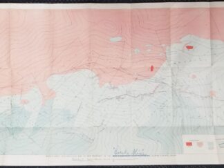 1930 --- Topographic and Geologic Map of the Property of the New York-Idaho Exploration Co., Blaine County Idaho --- "Eureka Mine" --- 44.5" x 19.5"