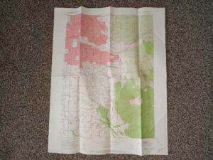 Sugar House Quadrangle Map (Fold-Up Map) (1952) ~ Unknown Cartographer