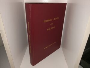 Experiences – Feelings and Philosophy of Darrell George Conder (Unknown Publishing Date) ~ by Darrell George Conder