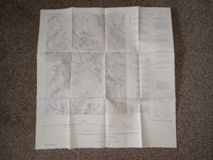 Preliminary Geologic Map of the Circle Cliffs 1 SE Quadrangle, Garfield County, Utah (Fold-Up Map) (1958) ~ by Edward S. Davidson, David A. Brew, Louis D. Carswell