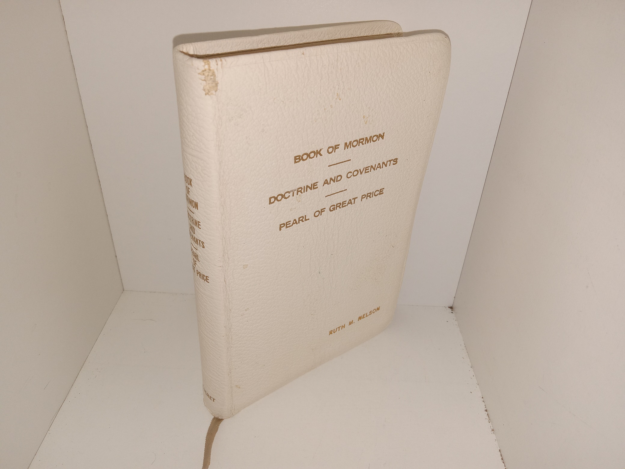 LDS, Off-White Leather, Triple Combination (1972)