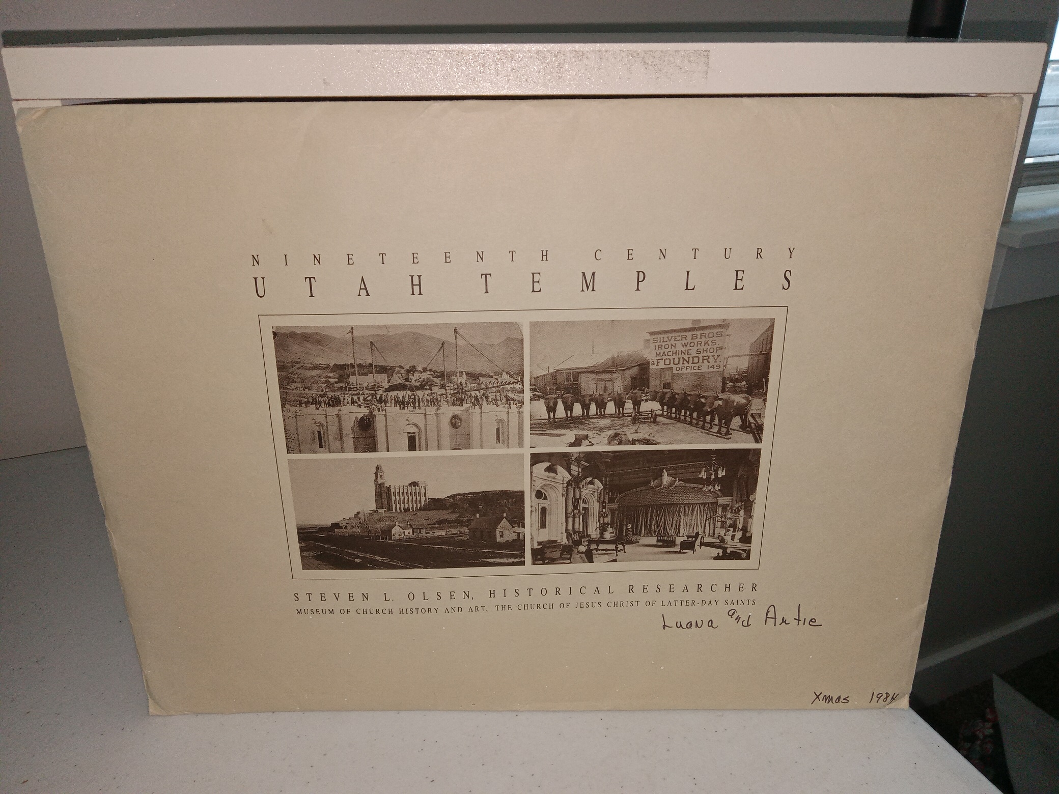 14 Photographs: Nineteenth Century Utah Temples (Unknown Printing Date)