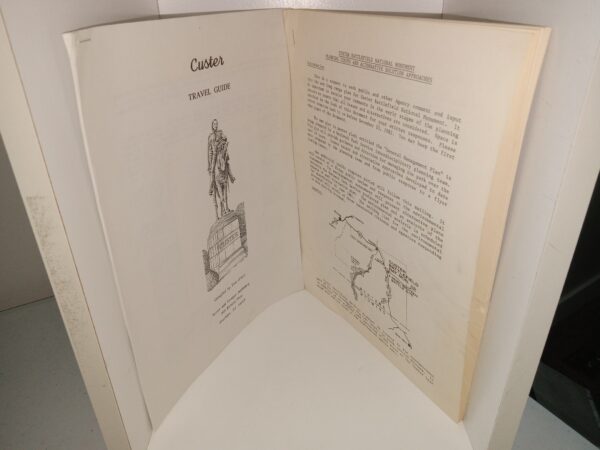 2 Custer Papers: Custer Travel Guide / Custer Battlefield National Monument Planning Issues and Alternative Solution Approaches (See Details)