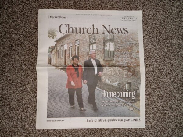 Deseret New: Church News: Week of May 29, 2016 (2016)