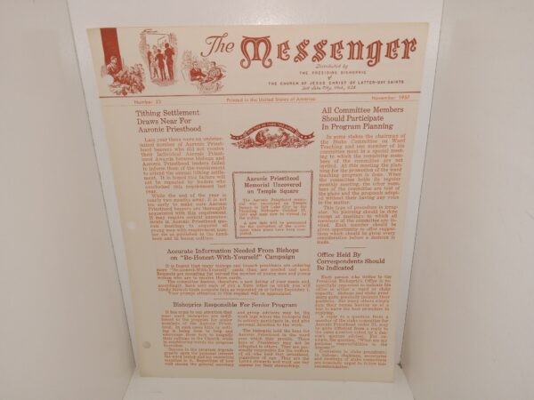 The Messenger: No. 23, November 1957 (1957)