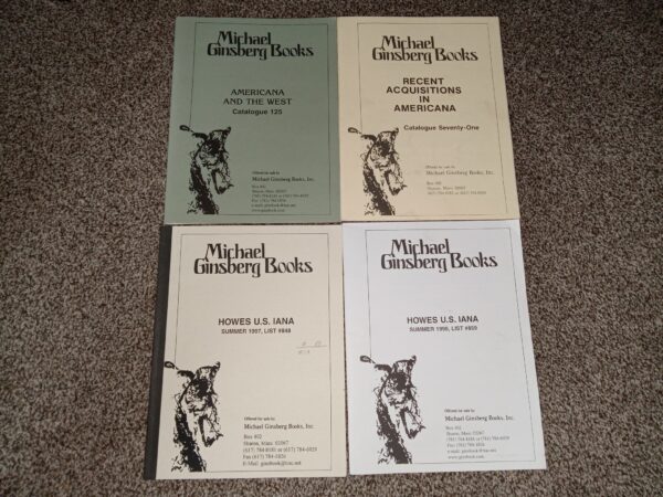4 Michael Ginsberg Books Catalogs (See Details)