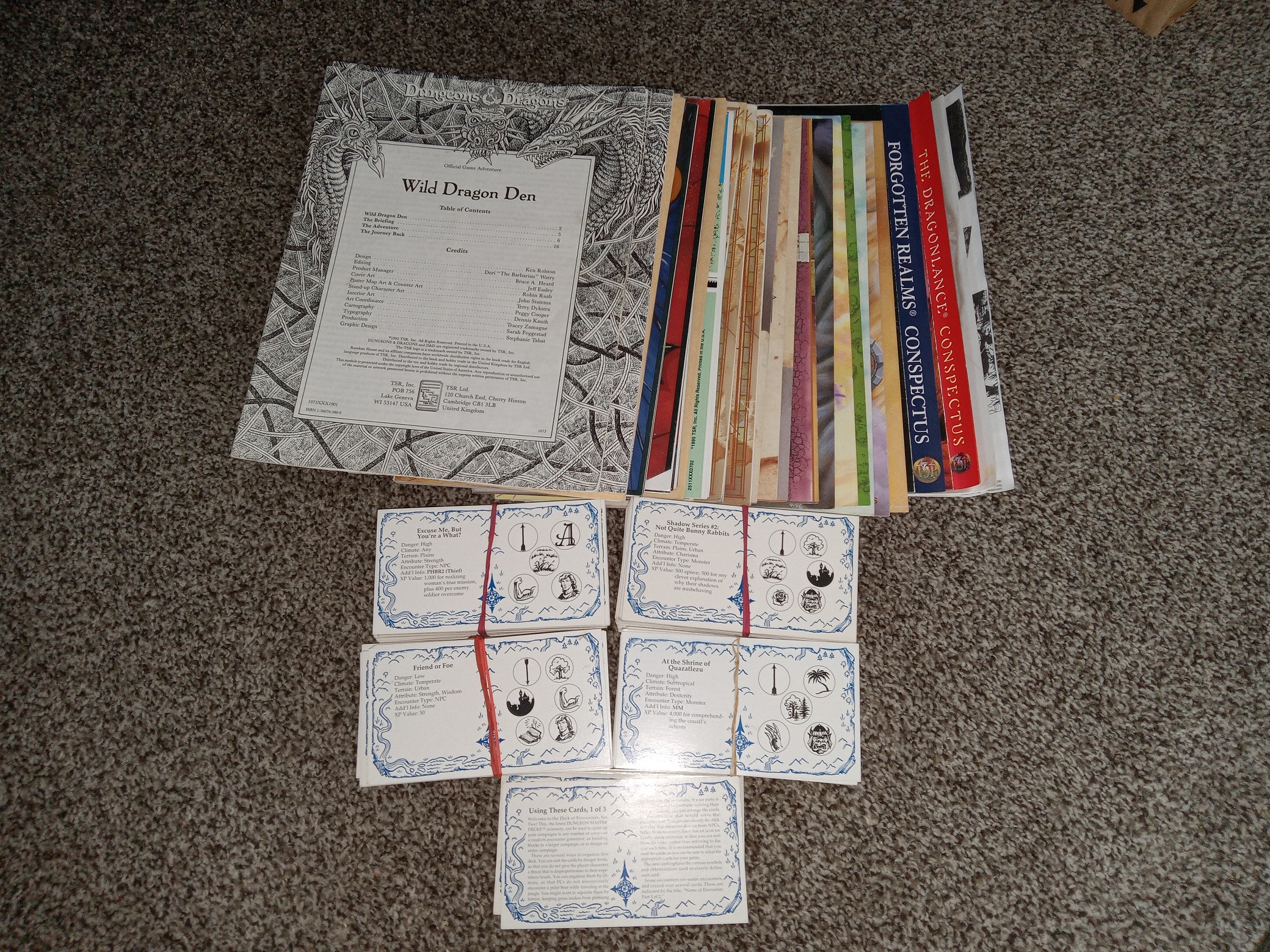 Advanced Dungeons and Dragones Tomes Adventure: The Rod of Seven Parts (1996) ~ by Skid Williams