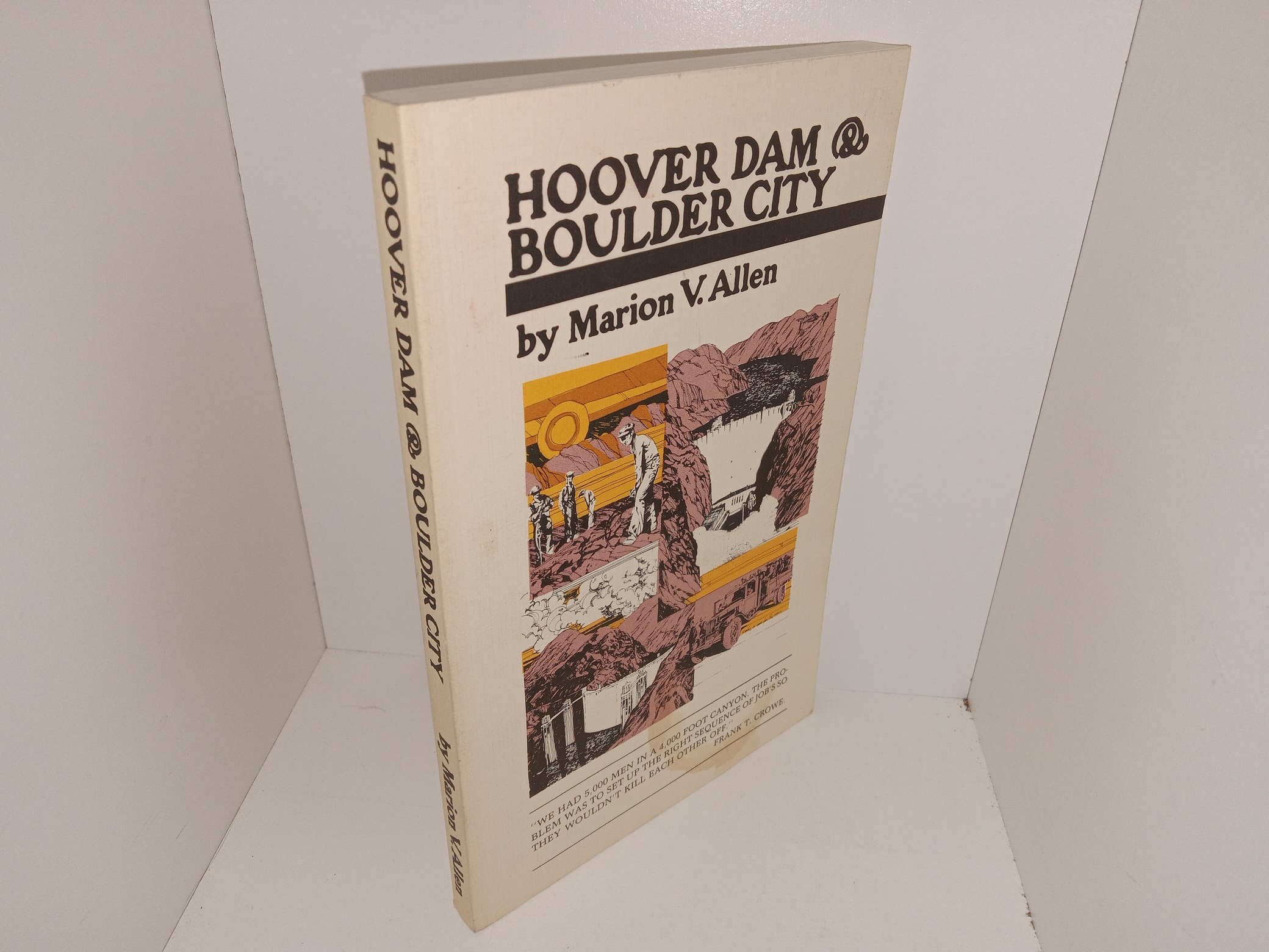 Hoover Dam & Boulder City (Signed) (1985) ~ by Marion V. Allen
