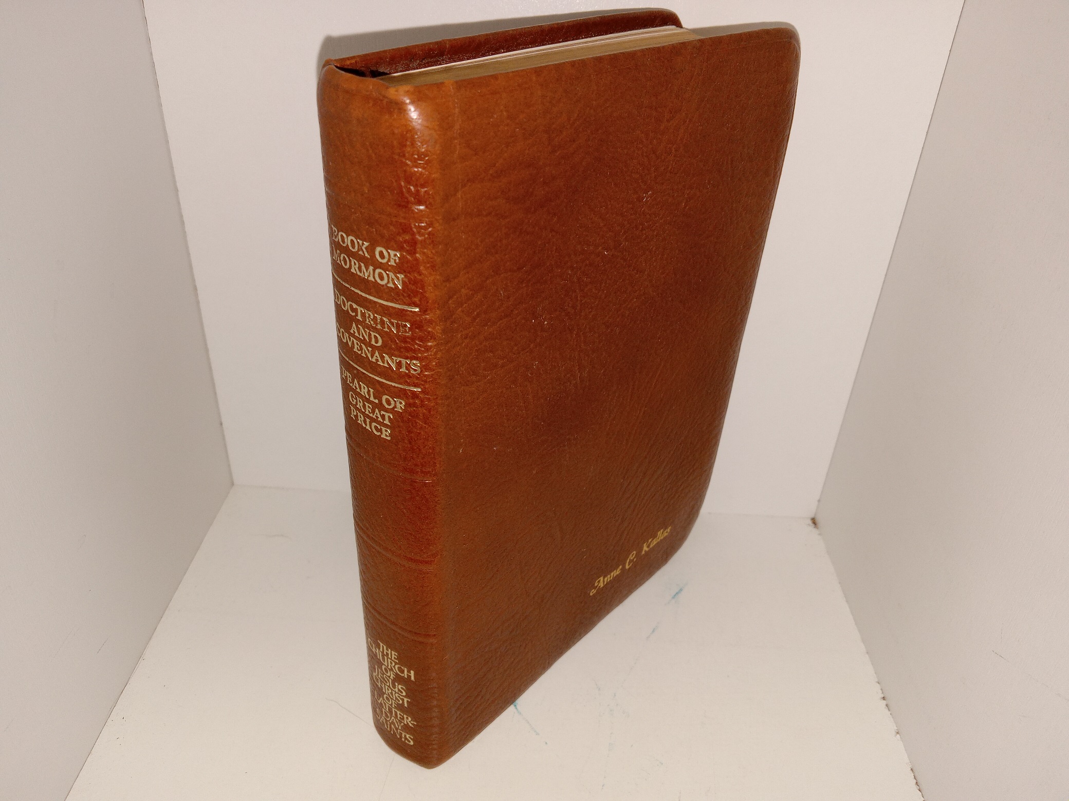 LDS, Brown Leather Triple Combination (1981)