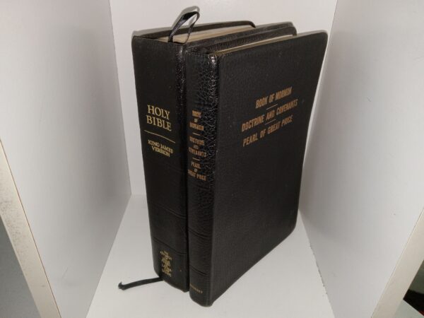 LDS, Black Leather, Holy Bible and Triple Combination (1969, 1997)