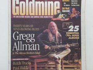 1999-Goldmine: Greg Allman March 12, 1999 Vol. 25 No. 6 Issue 486