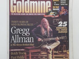 1999-Goldmine: Greg Allman March 12, 1999 Vol. 25 No. 6 Issue 486