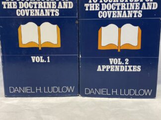 2 Volume Set of A Companion to Your Study of the Doctrine and Covenants - Daniel H. Ludlow - Hardcover with dust jacket - 1978
