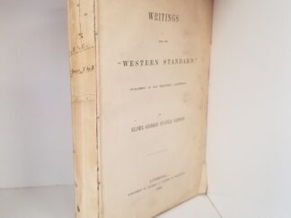 1864 --- Writings From the "Western Standard," Published in San Francisco, California --- George Quayle Cannon
