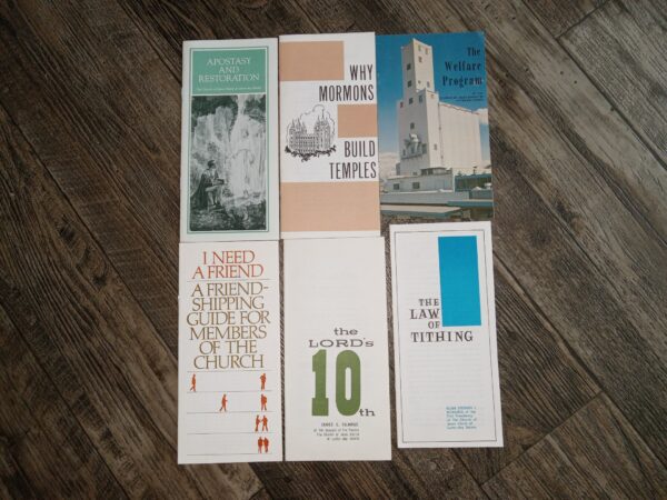 6 Assorted LDS Pamphlets (See Details)
