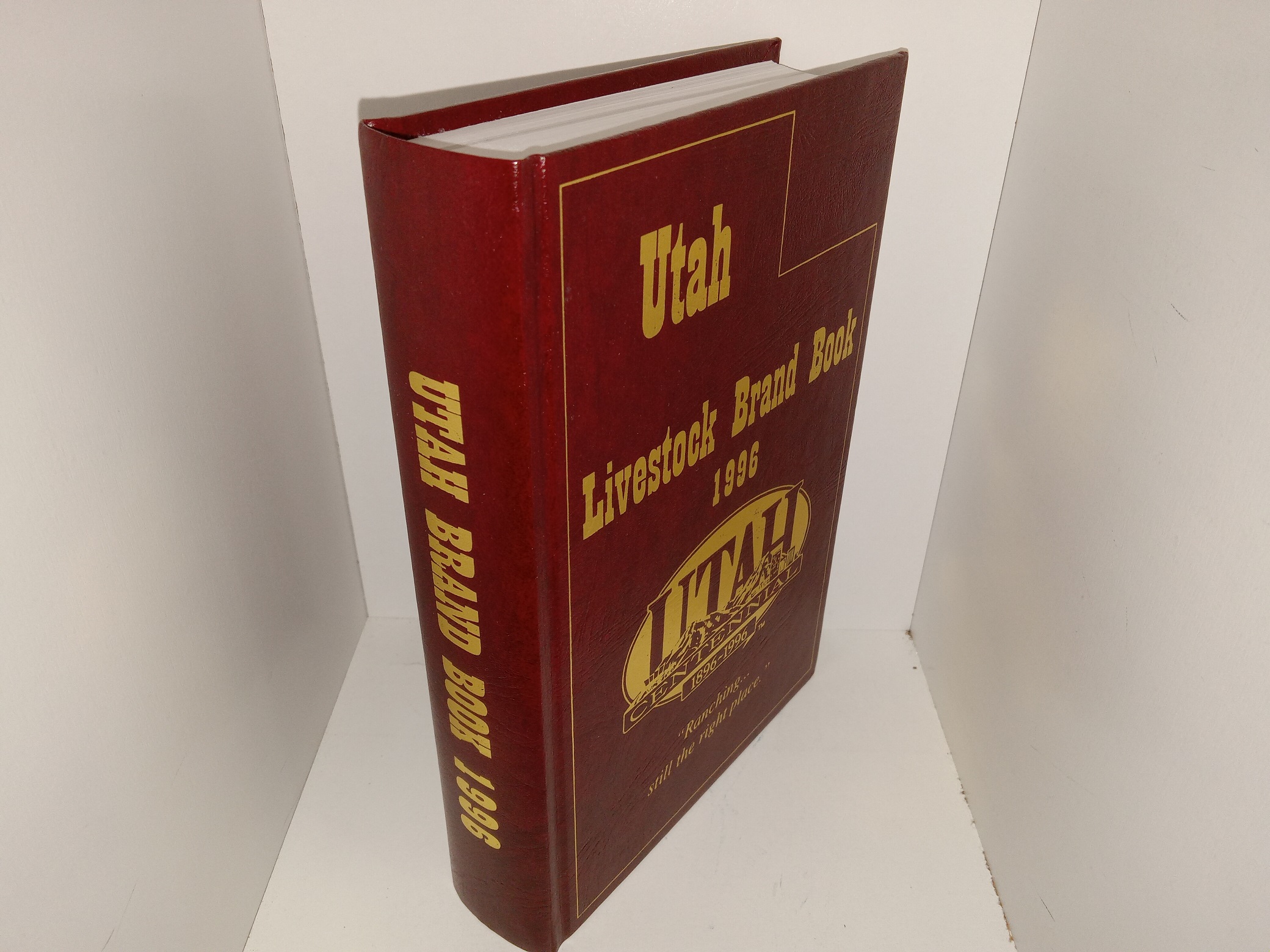 Utah Livestock Brand Book: 1996 (1996) ~ Unknown Author