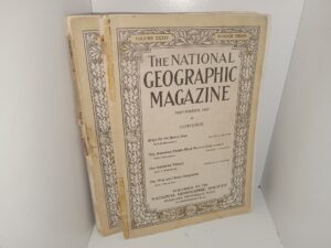 2 Copies of The National Geographic Magazine: Vol. 24, No. 3, September, 1918 (1918)
