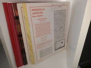 6 Rare Book Catalogs (See Details)