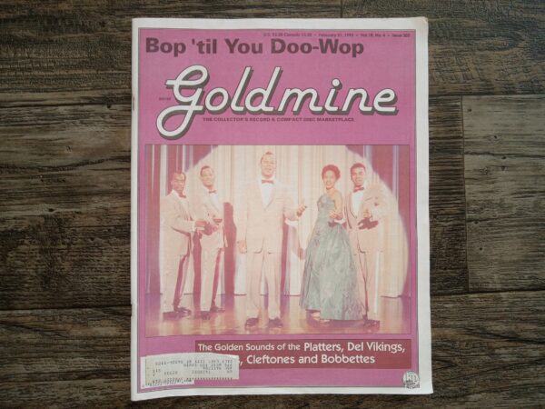 Goldmine: The Collectors Record and Compact Disc Marketplace: Vol. 18, No. 4, Issue 302, February 21, 1992 (Featuring, Platters, Del Vikings, Spaniels, Cleftones and Bobbettes) (Newspaper) (1992)