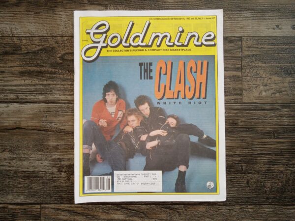 Goldmine: The Collectors Record and Compact Disc Marketplace: Vol. 19, No. 3, February 5, 1993 (Featuring The Clash White Riot) (Newspaper) (1993)