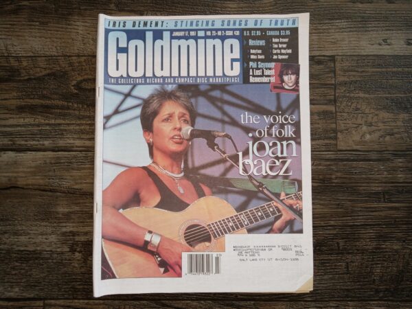 Goldmine: The Collectors Record and Compact Disc marketplace: Vol. 23, No. 2, Issue 430, January 17, 1997 (Featuring Joan Baez) (Newspaper) (1997)