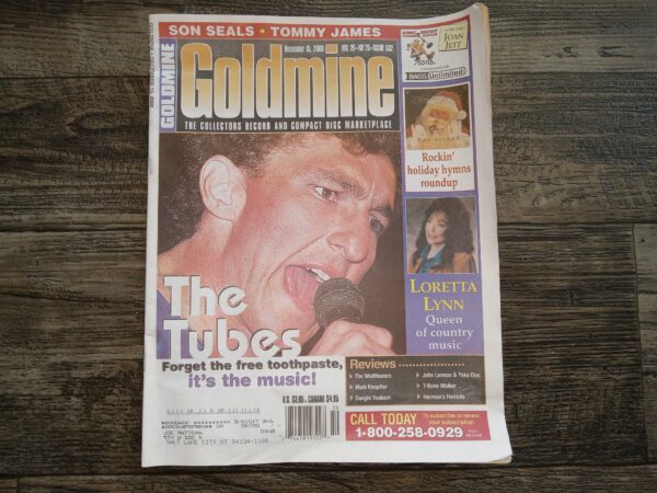 Goldmine: The Collectors Record and Compact Disc marketplace: Vol. 26, No. 25, Issue 532, December 15, 2000 (Featuring The Tubes) (Newspaper) (2000)