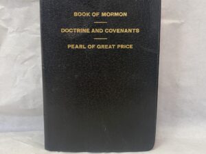Book of Mormon, Doctrine and Covenants, and Pearl of Great Price – Leather bound – 1978