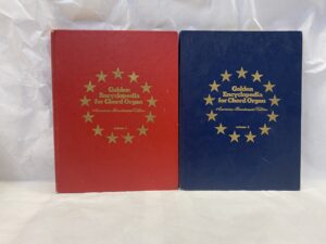 Golden Encyclopedia for Chord Organ, American Bicentennial Edition Set of 2 – Edited by Roger Bobley – Hardcover – 1975