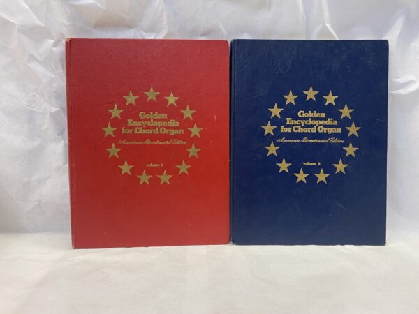 Golden Encyclopedia for Chord Organ, American Bicentennial Edition Set of 2 – Edited by Roger Bobley – Hardcover – 1975