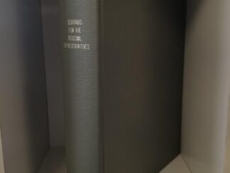 1987-91 --- Seminars For The Regional Representatives --- Large-Sized Hardcover