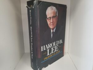 Harold B. Lee, Prophet & Seer — L. Brent Goates — Hardcover with Dust Jacket