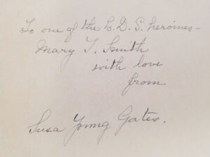 1924 — Memorial To Elizabeth Claridge McCune, Missionary, Philanthropist, Architect — by Susa Young Gates (Brigham Young’s Daughter) — Inscribed & Signed by Gates