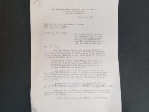 1957 — Letter Signed by LDS First Presidency — David O. McKay, Stephen L. Richards, and J. Reuben Clark — 2-Page Letter