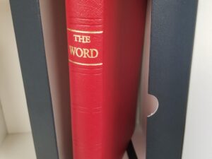 2004 — The Word — The Sacred Scripture; Or, The Word of the Lord — Swedenborg Society — Red Leather Edition, in Original Box
