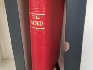 2004 — The Word — The Sacred Scripture; Or, The Word of the Lord — Swedenborg Society — Red Leather Edition, in Original Box