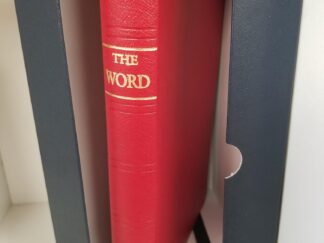 2004 -- The Word -- The Sacred Scripture; Or, The Word of the Lord -- Swedenborg Society -- Red Leather Edition, in Original Box