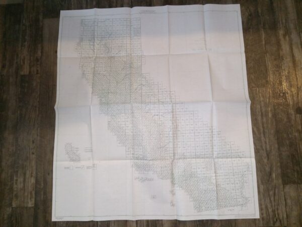 Map of The State of California (1966)