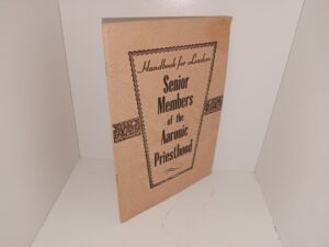 Handbook for Leaders: Senior Members of the Aaronic Priesthood (1954) ~ Unknown Author