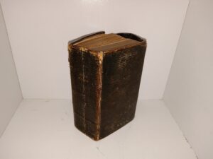Pocket-Sized, black leather, Bible with a clasp seal (1811)