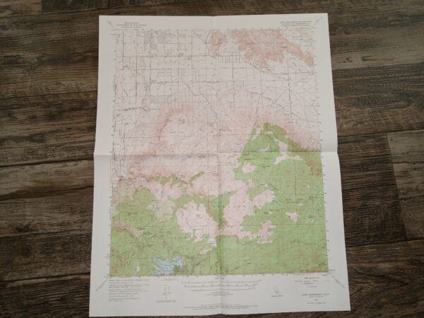 Lake Arrowhead Quadrangle, California, San Bernardino County, 15 Minute Series (Topographic) (Map) (1956)