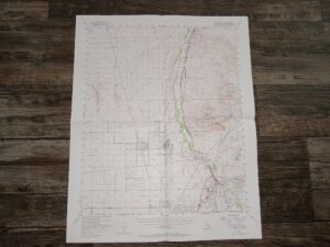 Victorville Quadrangle, California, San Bernardino County, 15 Minute Series (Topographic) (Map) (1956)