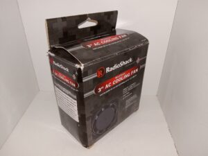 Radio Shack Technology: Brushless 3″ AC Cooling Fan (New in Box)