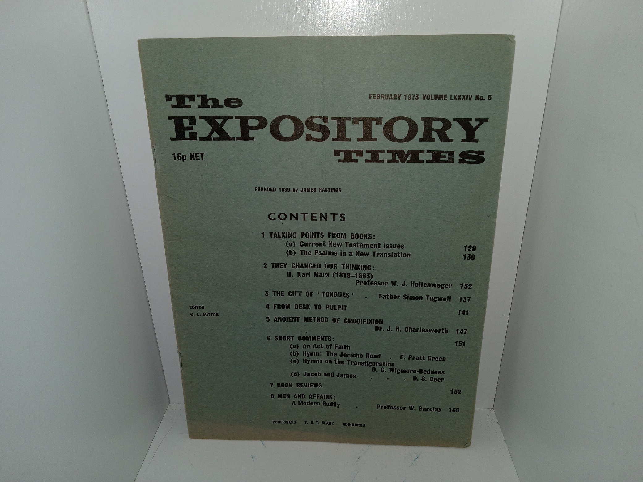 The Expository times: Vol. 84, No. 5, February 1973 (1973)