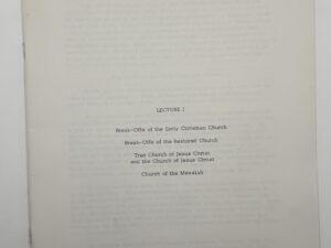 Break-offs of the Early Christian Church manuscript